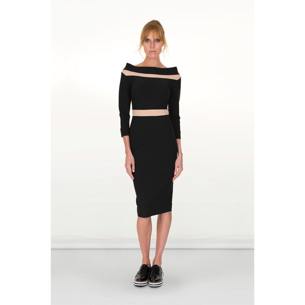 Dress Off-the-Shoulder Mesh Panel Bodycon Dress new with tags
